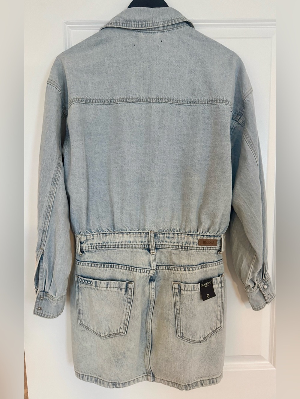 NWT!! Blank NYC/Light Wash Denim Dress/ Medium - Picture 7 of 8
